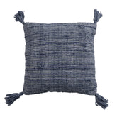 Beryl Dark Blue Outdoor Pillow